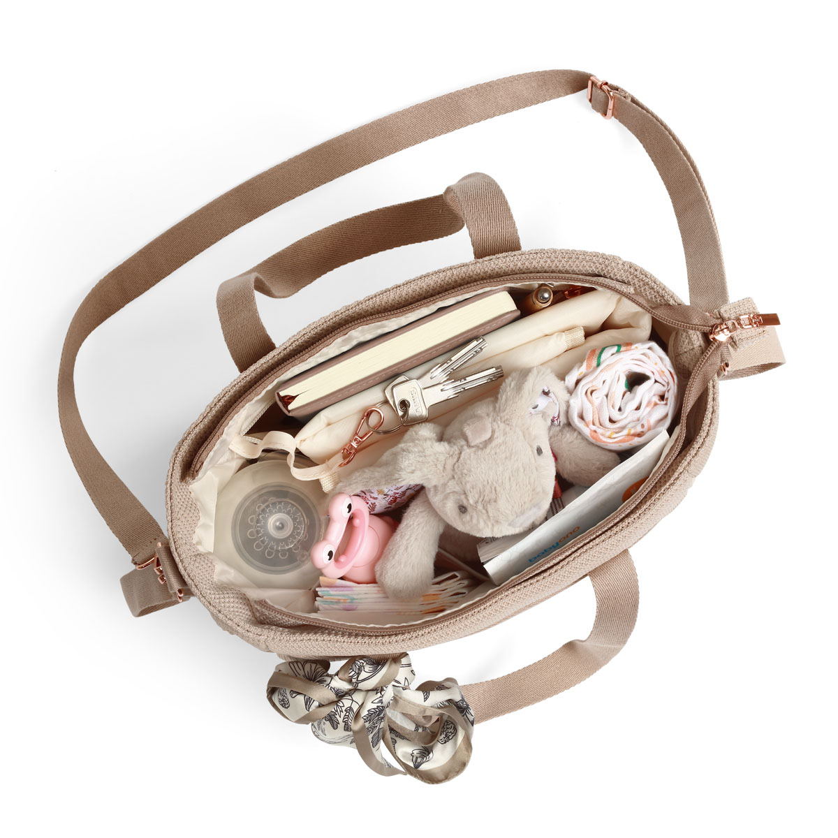 BabyOno přebalovací taška na kočárek Carmen beige (7)